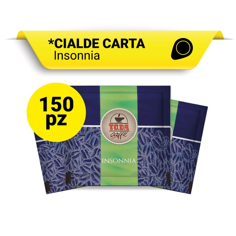 INSONNIA Toda Cialde Carta 44,  150 pz