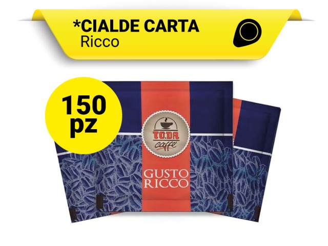 RICCO Toda Cialde Carta 44, 150 pz