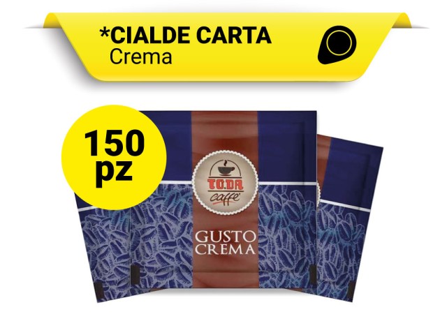 CREMA Toda Cialde Carta 44, 150 pz