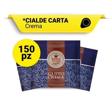 CREMA Toda Cialde Carta 44, 150 pz
