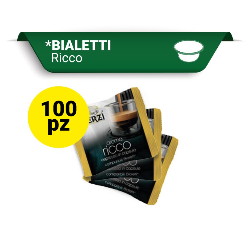Verzì Ricco Bialetti 100 pz