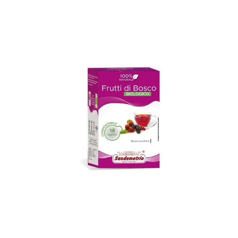 FRUTTI DI BOSCO Cialde  bio Sandemetrio, 18 pz