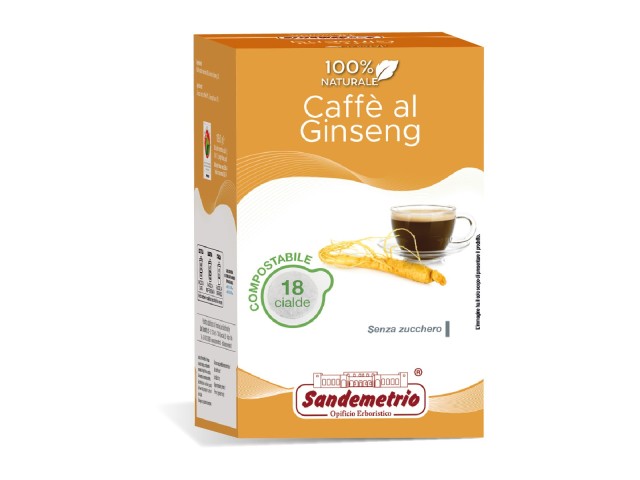Cialde Caffè al Ginseng Sandemetrio, 18 pz
