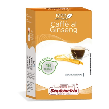 Cialde Caffè al Ginseng Sandemetrio, 18 pz