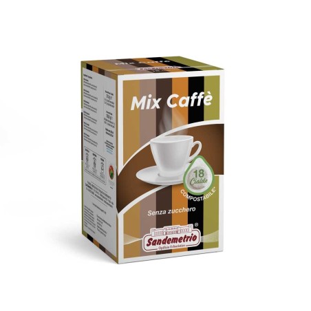 Cialde Caffè Mix Sandemetrio, 18 pz