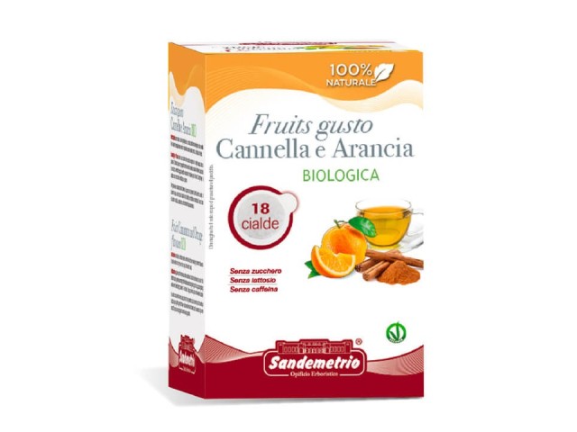 Cialde alla cannella e arancia bio Sandemetrio, 18 pz
