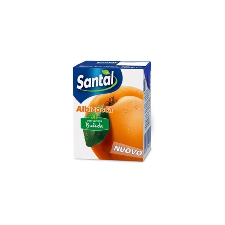 Albicocca Santal Brik 200 ml, confezione da 24 pz