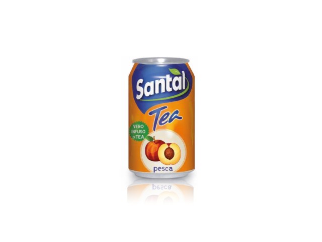 TEA PESCA Santal lattina 33 cl, confezione da 24 pz