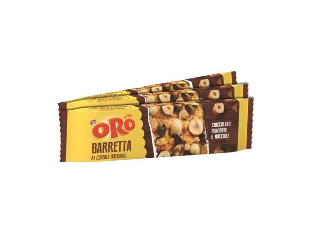 Oro Ciok barretta cioccolato e nocciola 40 gr, confezione 25 pz