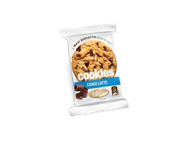 COOKIES CIOKO LATTE Dolciaria Falcone 50 gr, confezione da 40 pz