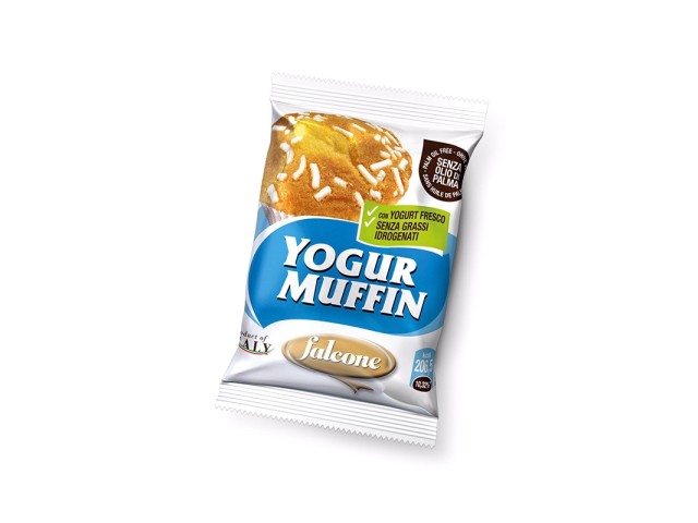 YOGUR MUFFIN Dolciaria Falcone snack allo yogurt 50 gr, confezione da 30 pz