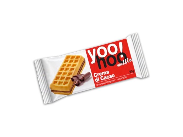 YooHoo! Waffle al cioccolato Dispensa Zaniboni 50 gr, confezione 12 pz