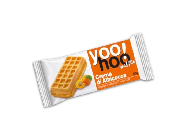 YooHoo! Waffle all'albicocca Dispensa Zaniboni 50 gr, confezione 12 pz