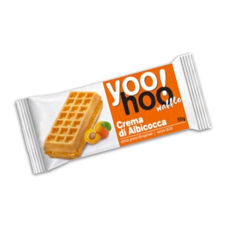 YooHoo! Waffle all'albicocca Dispensa Zaniboni 50 gr, confezione 12 pz
