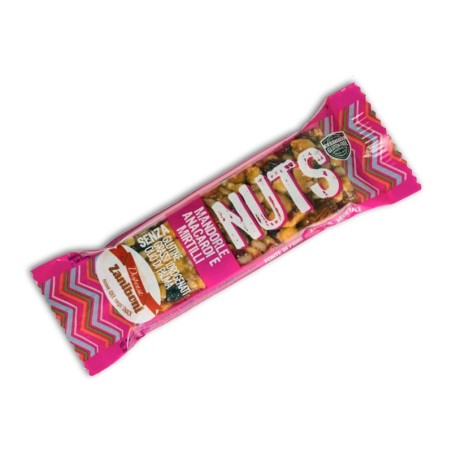 NUTS - ANACARDI, MANDORLE E MIRTILLI. Dispensa Zaniboni 35 gr, confezione 20 pz