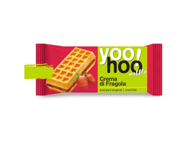 YooHoo! Waffle fragola Dispensa Zaniboni 50 gr, confezione 12 pz