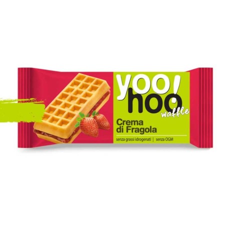 YooHoo! Waffle fragola Dispensa Zaniboni 50 gr, confezione 12 pz