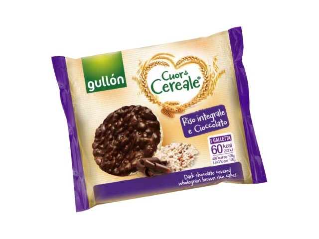 Gullón Galletta riso con cioccolato Dispensa Zaniboni 26,3 gr, confezione 32 pz