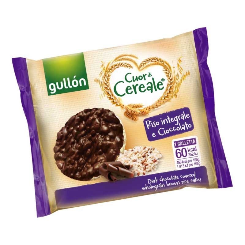 GALLETTA RISO con CIOCCOLATO GULLON 26,3 gr 40 Pz GALLETTA RISO con CIOCCOLATO GULLON 26,3 gr 40 Pz