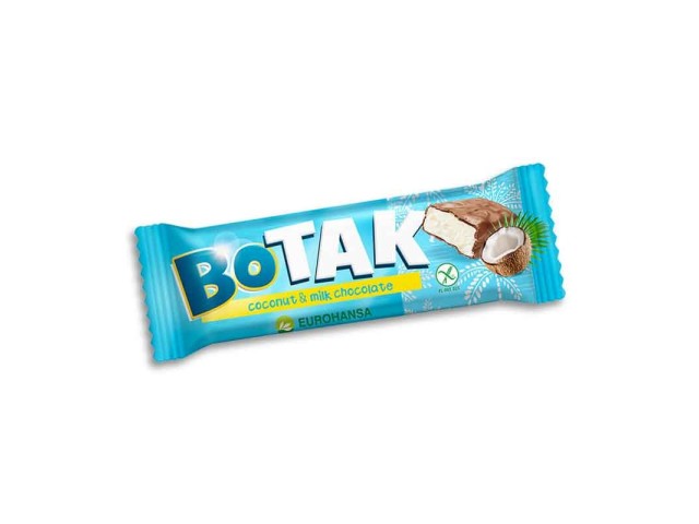 Botak barretta cocco e cioccolato Dispensa Zaniboni 40 gr, confezione 24 pz