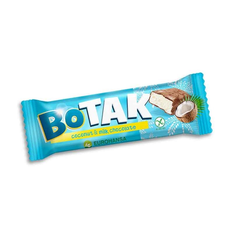 BOTAK COCCO E CIOCCOLATO barretta. Dispensa Zaniboni 40 gr, confezione 24 pz BOTAK COCCO E CIOCCOLATO barretta. Dispensa Zaniboni 40 gr, confezione 24 pz