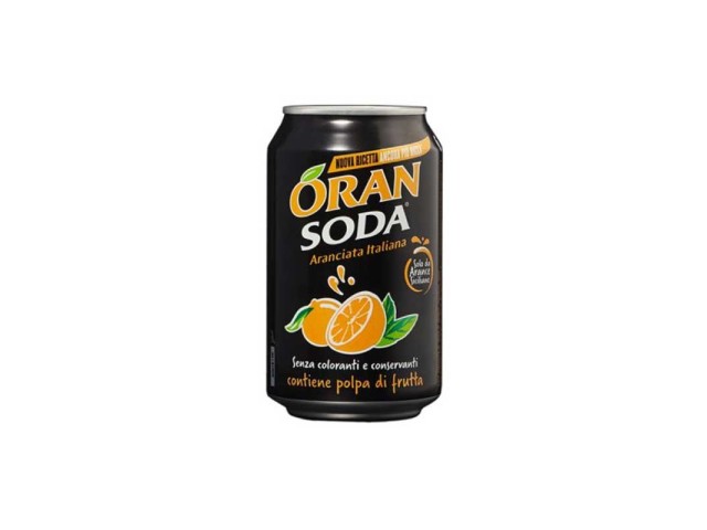 Oransoda Lemonsoda lattina 33 cl, confezione da 24 pezzi