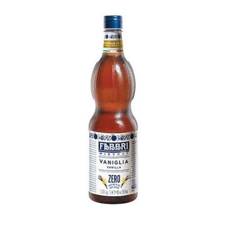 Sciroppo per cocktail alla vaniglia zero Fabbri 1905, confezione da 6 lt