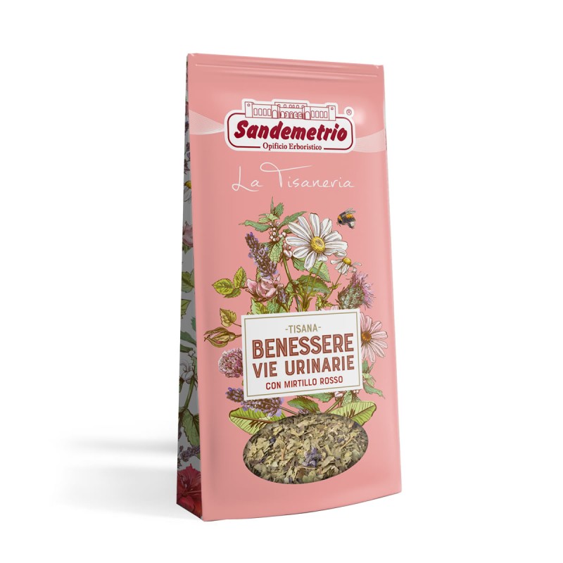 TISANA ERBE CON MIRTILLI ROSSI in sacchetto Sandemetrio 100 gr
