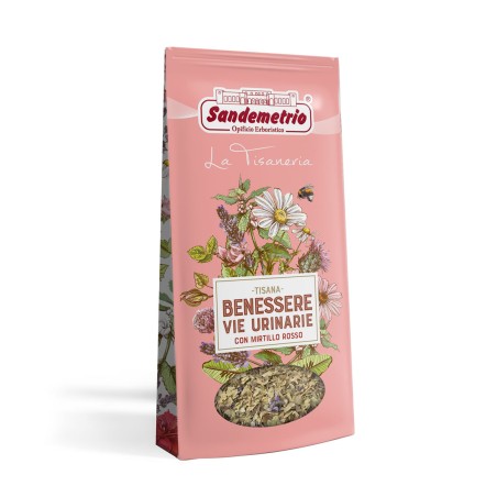 TISANA ERBE CON MIRTILLI ROSSI in sacchetto Sandemetrio 100 gr