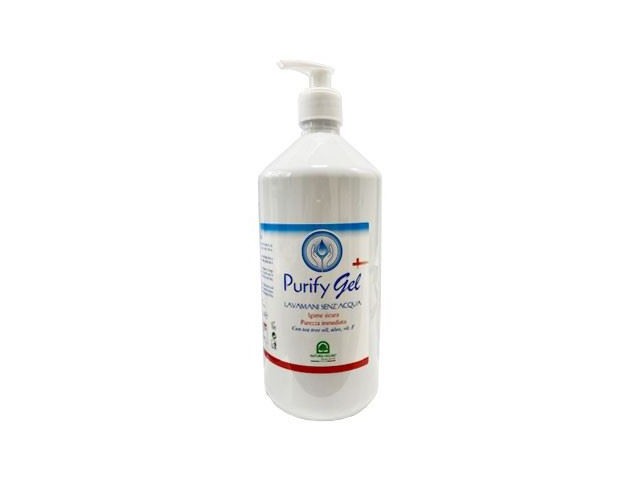 Lavamani senza acqua con dosatore Purify gel 1 lt (alcool 70%)