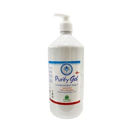 Lavamani senza acqua con dosatore Purify gel 1 lt (alcool 70%)