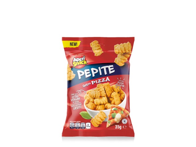 Pepite pizza mono AperiSnack 35 gr, confezione 50 pz