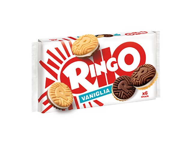 Ringo Vaniglia 6 pacchetti DA 6 BISCOTTI  55 GR
