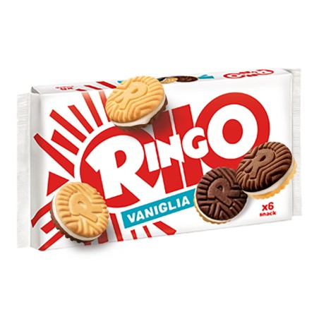 Ringo Vaniglia 6 pacchetti DA 6 BISCOTTI  55 GR