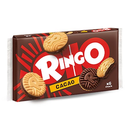 Ringo Cacao 6 pacchetti DA 6 BISCOTTI 55GR