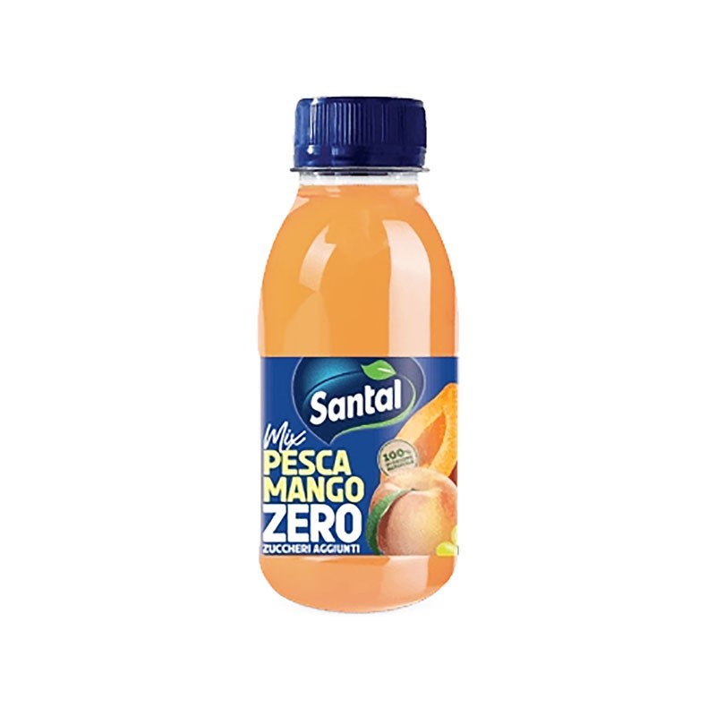 PESCA / MANGO Mix zero zuccheri Santal PET 250, cartone da 6 pz PESCA / MANGO Mix zero zuccheri Santal PET 250, cartone da 6 pz