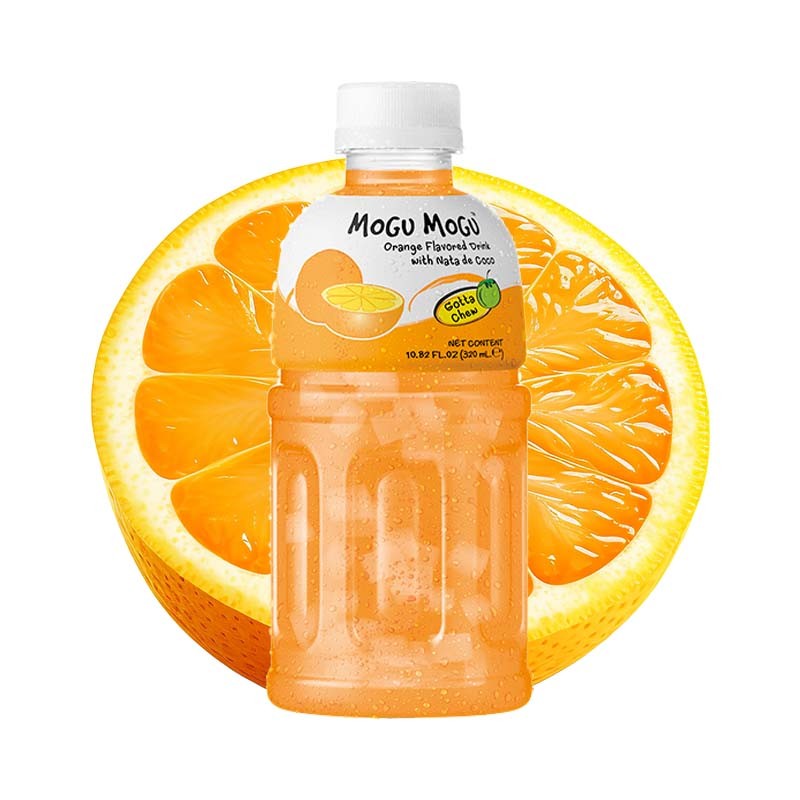 Mogu Mogu all' ARANCIA 320 ml, confezione da 24 pezzi