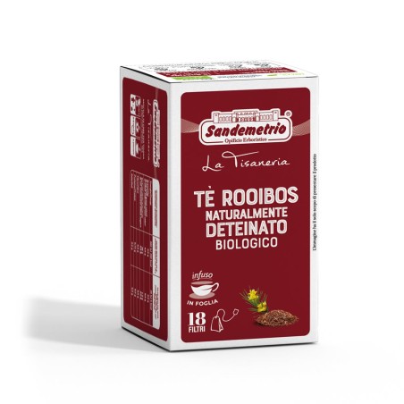 INFUSO Te’ Rooibos Sandemetrio astuccio da 18 filtri bio