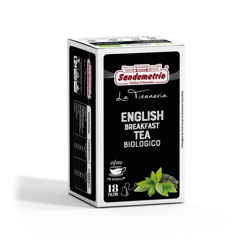 INFUSO Te’ Breakfast Sandemetrio astuccio da 18 filtri bio