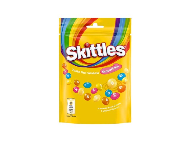 SKITTLES SMOOTHIES 136 gr, mars confezione 14 pz