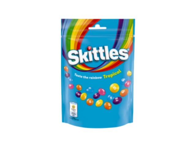 SKITTLES TROPICAL 136 gr, mars confezione 15 pz