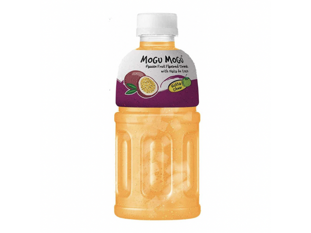 Mogu Mogu Bevanda al FRUTTO DELLA PASSIONE 320 ML Confezione da 24 Pezzi
