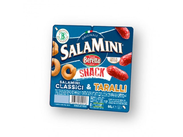 SalaMini snack classici con taralli Beretta, cartone da 12 pz