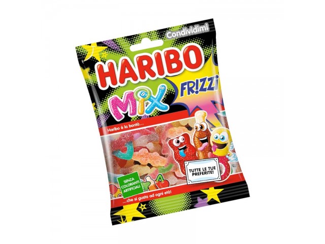 Haribo Mix Fr!zzi 60 gr gommose, 30 pz a Cartone