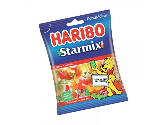 Haribo Starmix 60 gr gommose, 30 pz a cartone