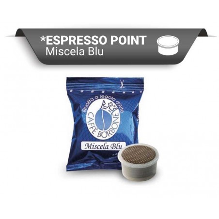 Caffè Borbone - Capsule compatibili Espresso Point, miscela Blu, 100 pezzi