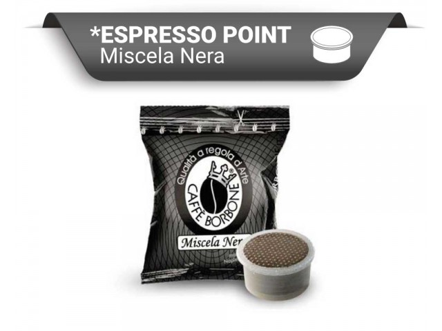 Caffè Borbone - Capsule compatibili Espresso Point, miscela Nera 100 pezzi
