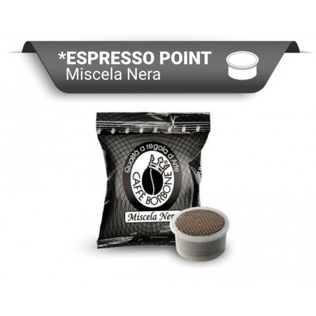 Caffè Borbone - Capsule compatibili Espresso Point, miscela Nera 100 pezzi