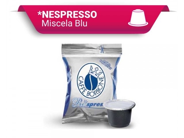 RESPRESSO BLU Caffè Borbone  (compatibili Nespresso) 100 pz