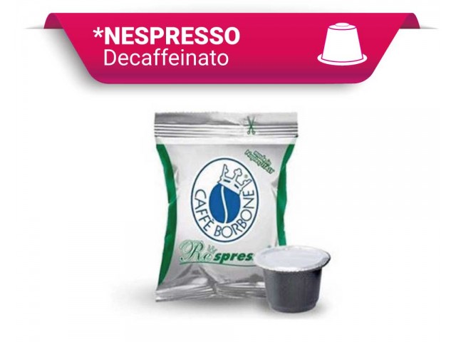 RESPRESSO DEK Caffè Borbone (compatibili Nespresso) 50 pz